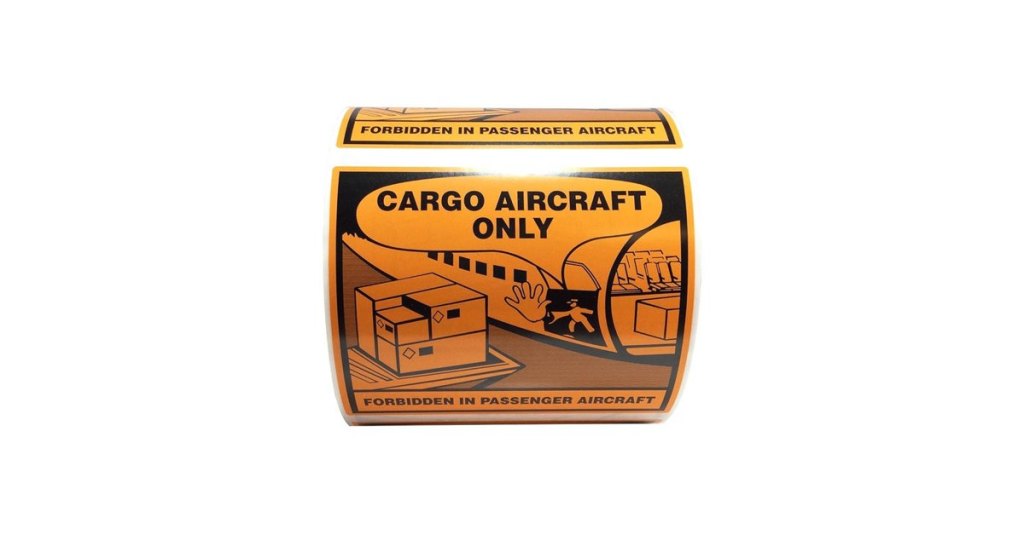 Cargo Aircraft Only label